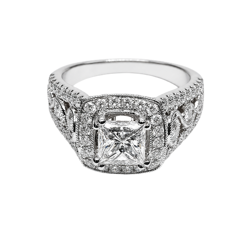 [889660800002] 18K White Gold Diamond Engagement Ring