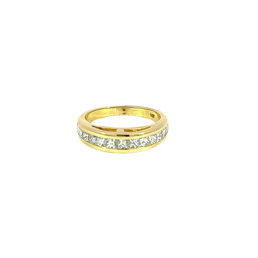 [897696000007] 18K Yellow Gold Diamond Band