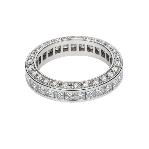 [892857600002] 18K Gold Diamond Eternity Band