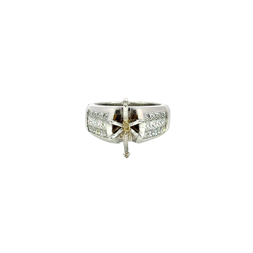 [827452800003] Platinum Diamond Cocktail Ring