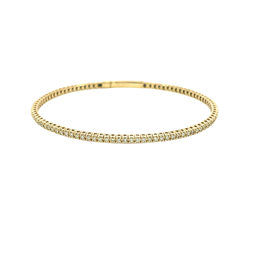 [906237365842] 14K White Gold Diamond Tennis Bracelet