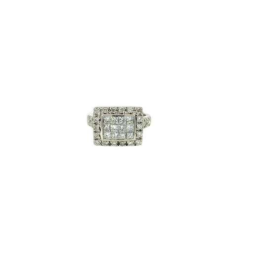 [912542525351] 18K White Gold 2.00ct  Diamond Ring