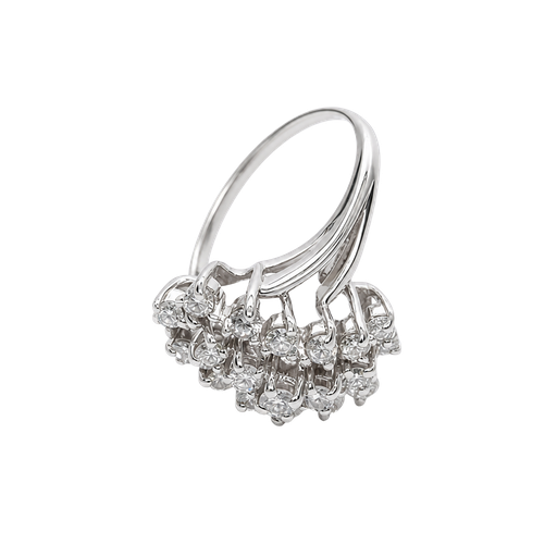 [912624998458] 14K White Gold Diamond Ring
