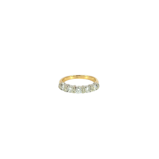 [913560927533] 14K Two-Tone Diamond Band