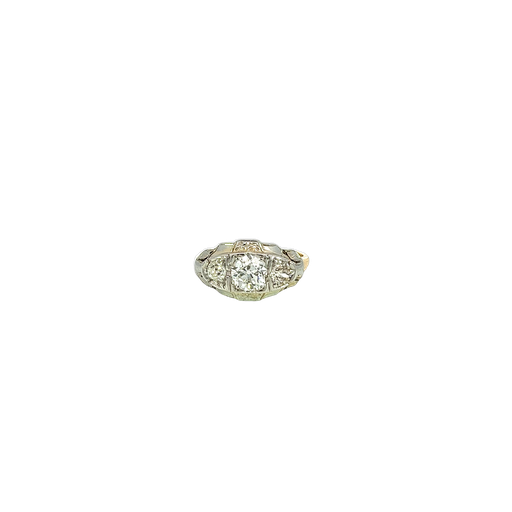 [914280856500] 14K Two-Tone Vintage Diamond Ring