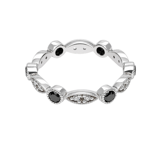 [956445541208] 14K Yellow Gold Diamond Sapphire Band