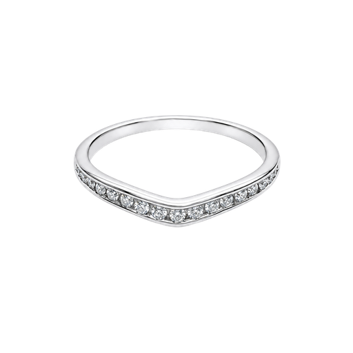 [958148419036] 14K White Gold Diamond Band