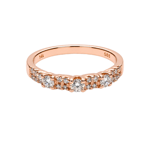 [985709913260] 14K Yellow Gold Diamond Band