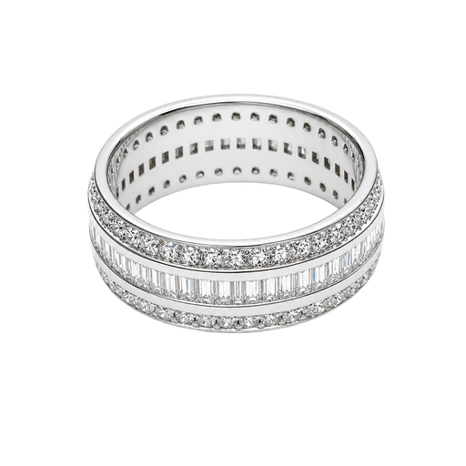 [1005932651962] 14KW White Gold Diamond Band